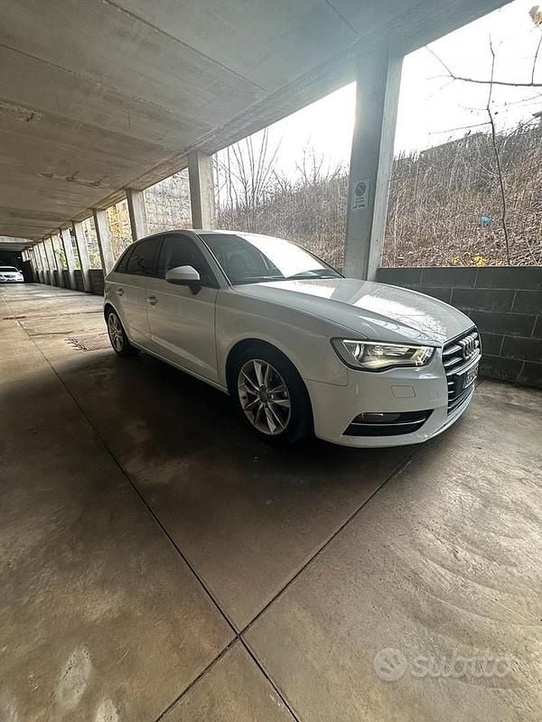 Usata Audi A3 150 CV (110 kW) 2014 Bianco Berlina