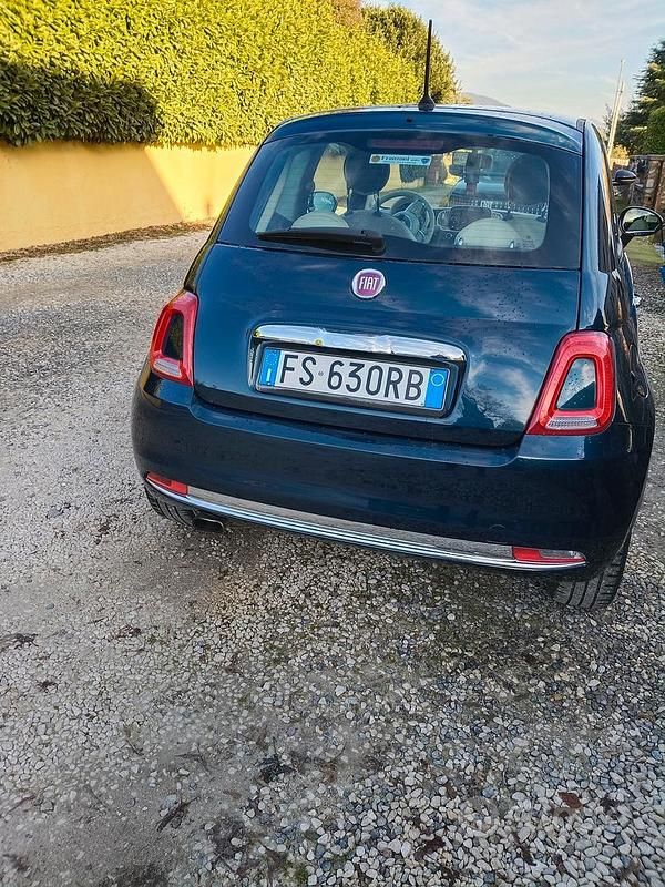 Usata Fiat 500 Lounge 69 CV (50 kW) 2018 Blu Berlina