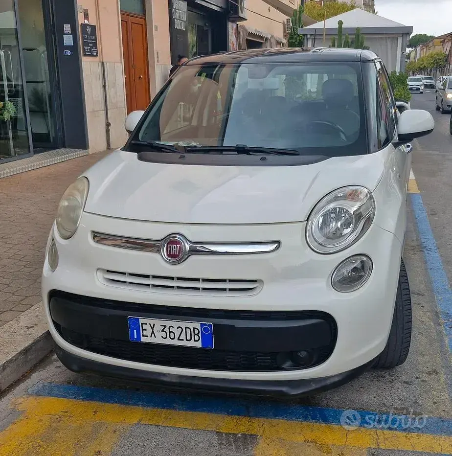Usata Fiat 500L 85 CV (62 kW) 2014 Bianco Monovolume