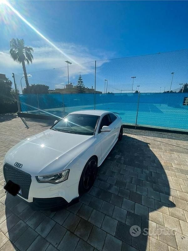 Usata Audi A5 2009 Bianco Coupé
