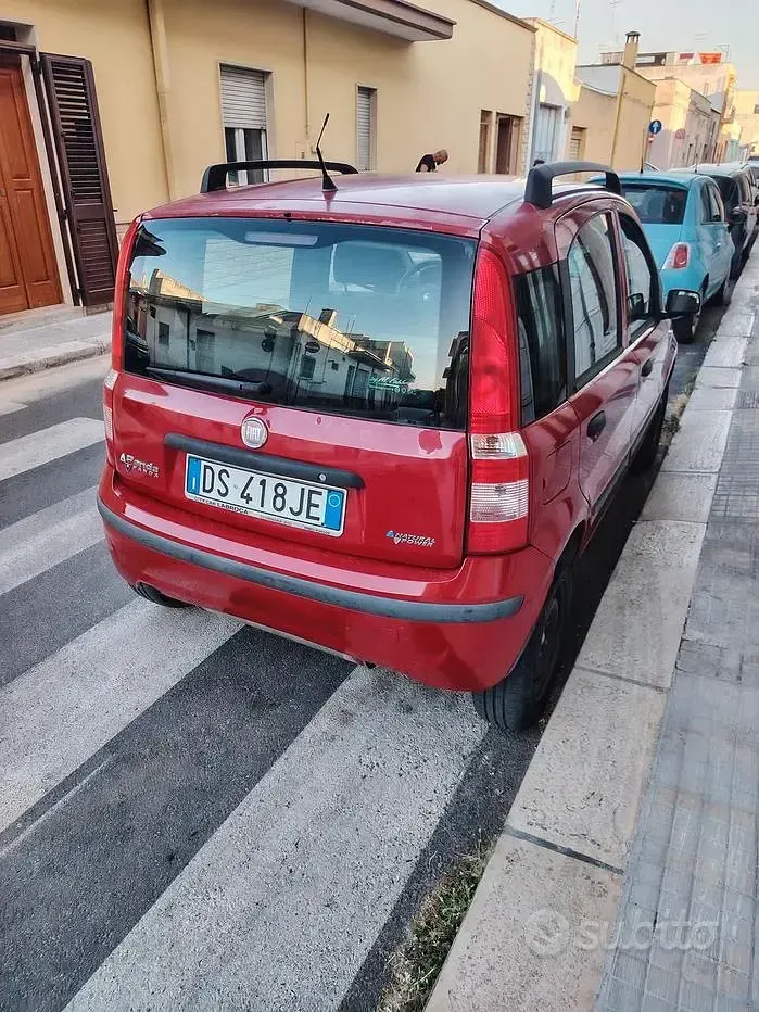 Usata Fiat Panda Dynamic 60 CV (44 kW) 2008 Rosso Utilitaria