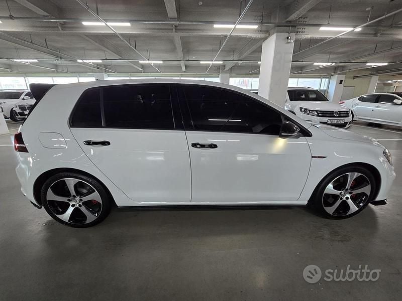 Usata VW Golf VII GTI 370 CV (272 kW) 2014 Bianco Berlina