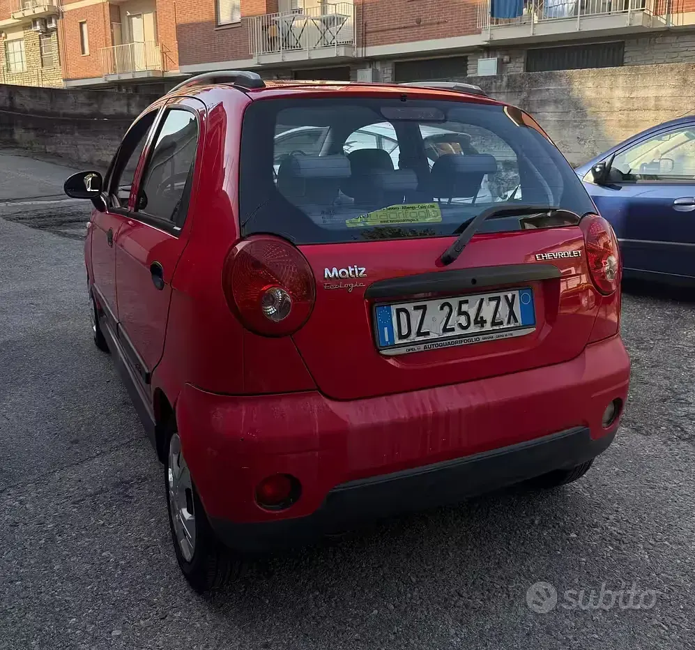 Usata Chevrolet Matiz SE 52 CV (38 kW) 2010 Rosso Utilitaria