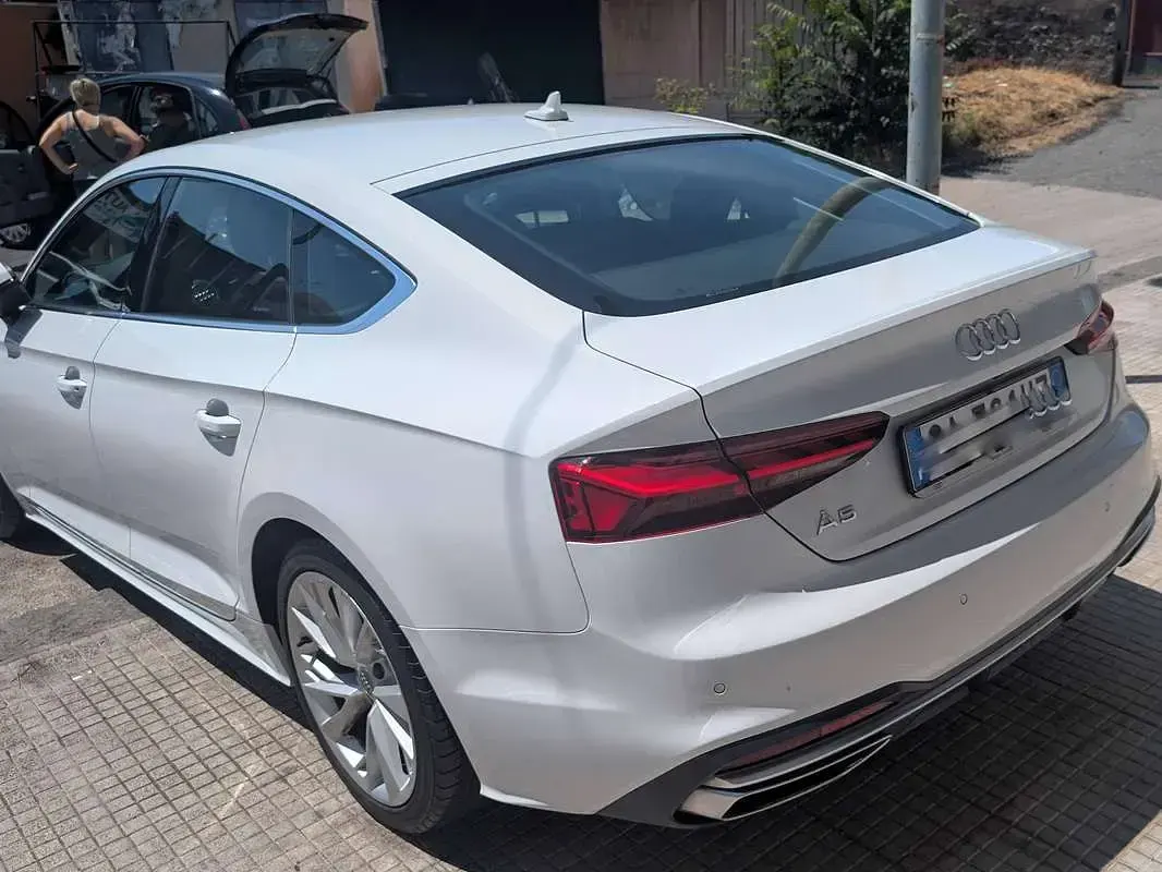 Usata Audi A5 Sportback Advanced Plus 190 CV (139 kW) 2020 Bianco Utilitaria