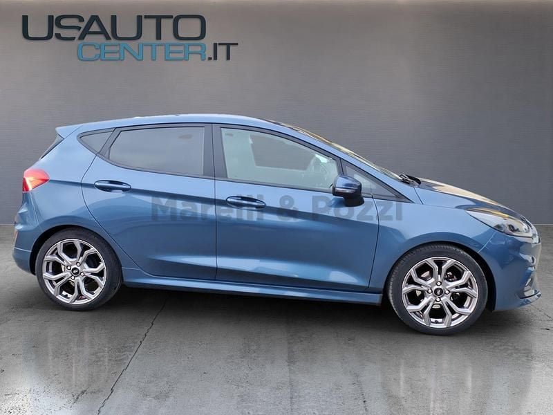 Usata Ford Fiesta ST-Line 125 CV (91 kW) 2021 Blu Utilitaria
