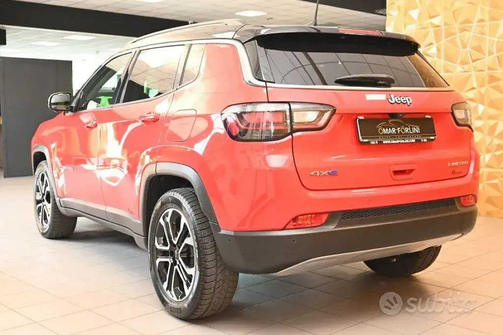 Usata Jeep Compass Limited 190 CV (139 kW) 2022 Rosso SUV