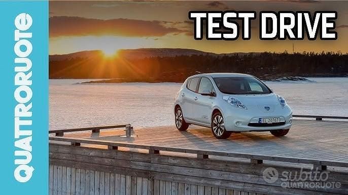 Usata Nissan Leaf 80 kW (109 CV) 2014 Bianco Utilitaria