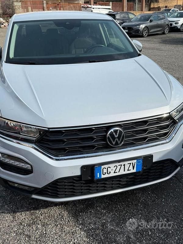 Usata VW T-Roc Sportline 150 CV (110 kW) 2021 Bianco SUV