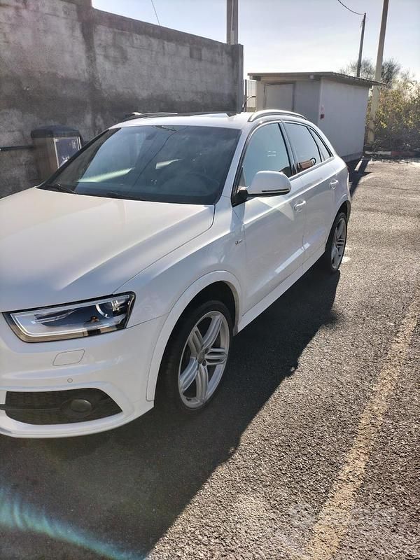 Bianco Usata 2014 Audi Q3 S-Line SUV | 15.500 € (Buon prezzo) - Immagine 1/4