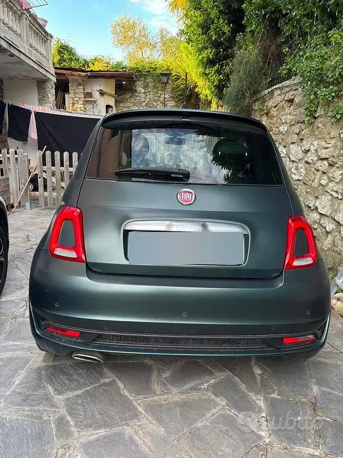 Usata Fiat 500 69 CV (50 kW) 2019 Verde Berlina