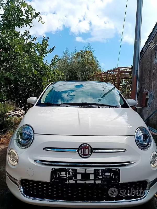 Usata Fiat 500 Lounge 2014 Bianco Berlina