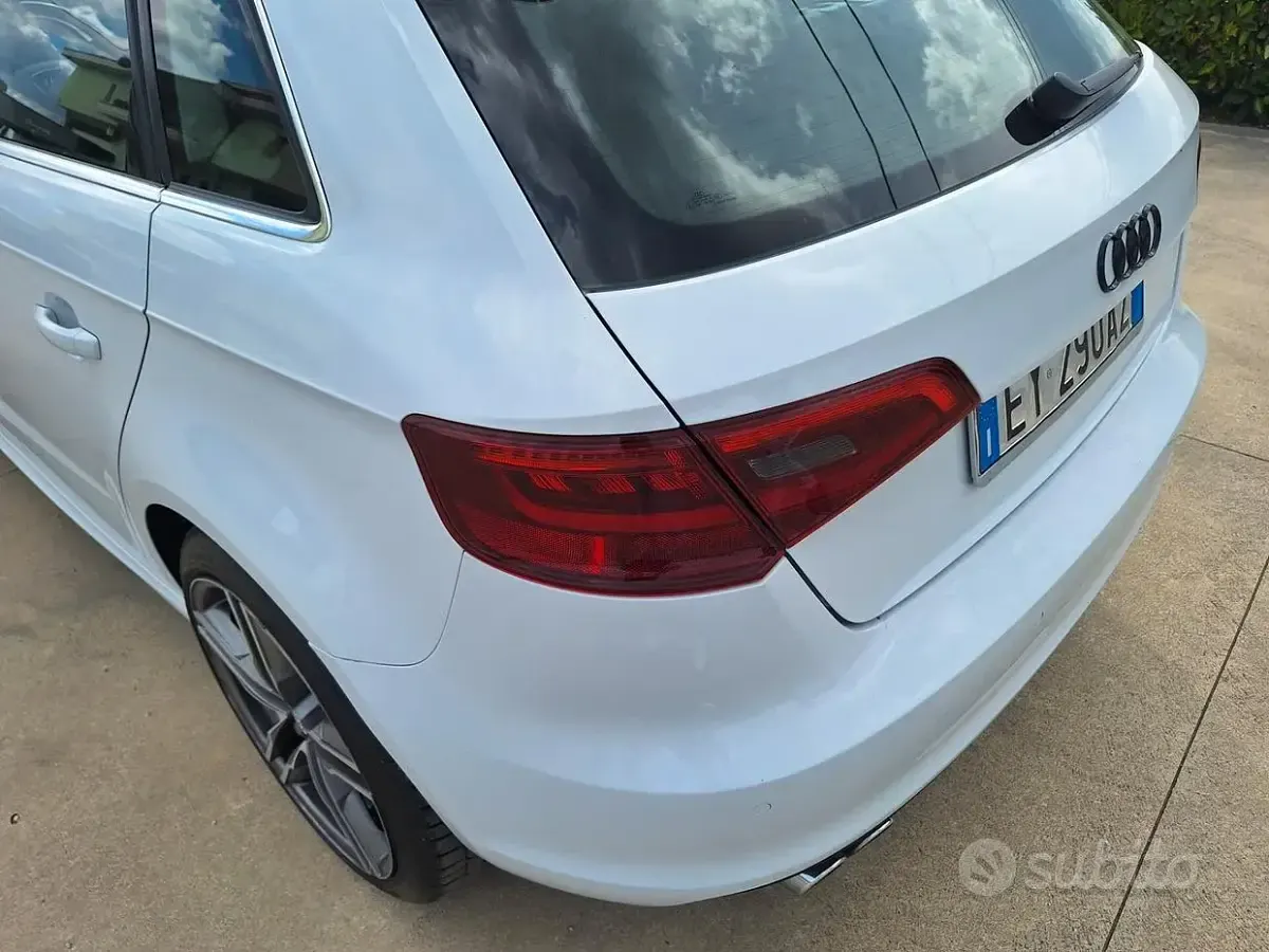 Usata Audi A3 150 CV (110 kW) 2015 Bianco Berlina