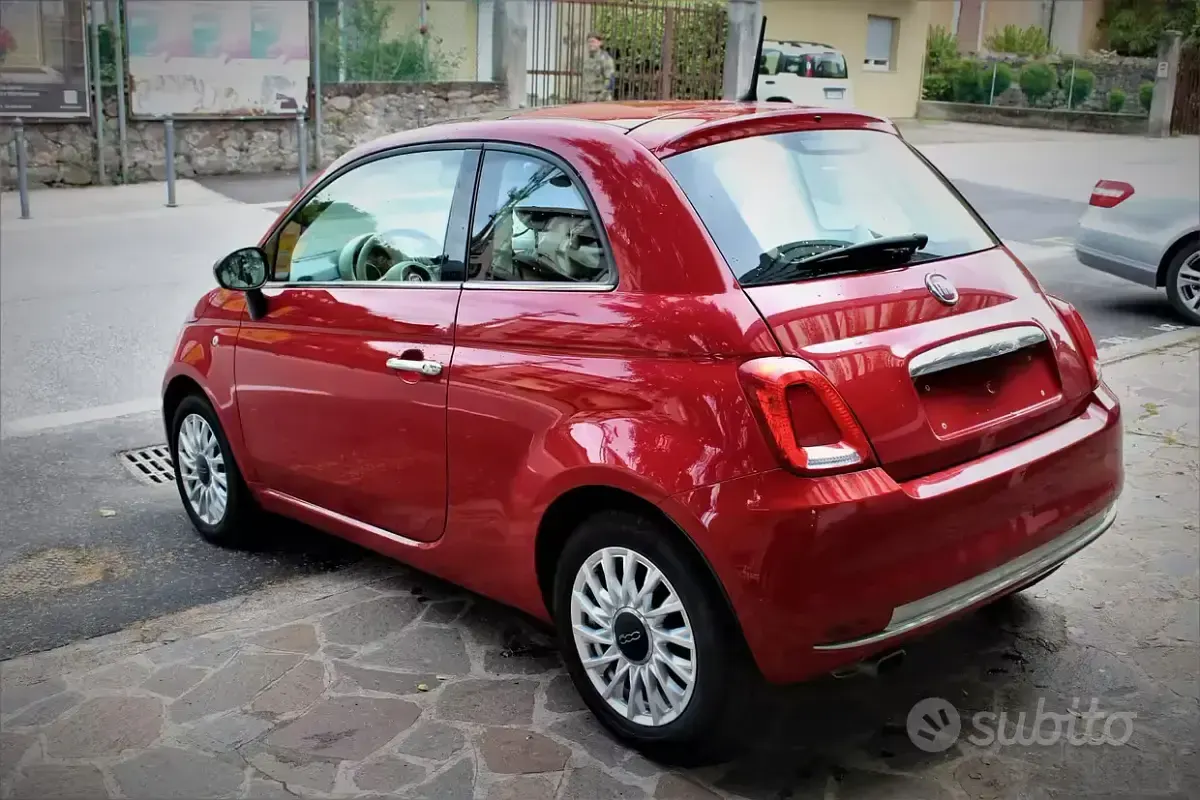 Usata Fiat 500 Lounge 69 CV (50 kW) 2016 Rosso Berlina