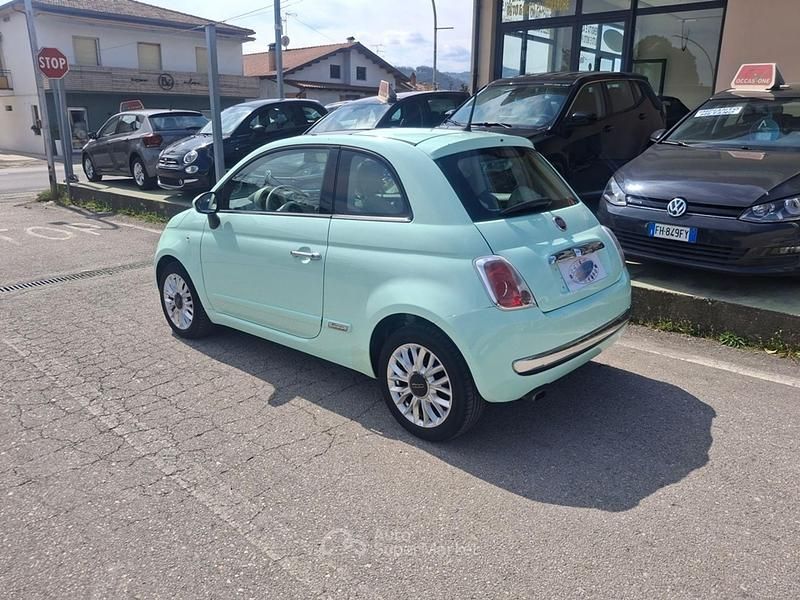 Usata Fiat 500 Lounge 69 CV (50 kW) 2015 Verde Berlina