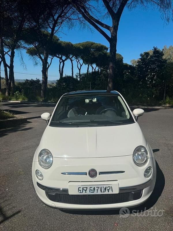 Usata Fiat 500 Lounge 69 CV (50 kW) 2015 Bianco Utilitaria