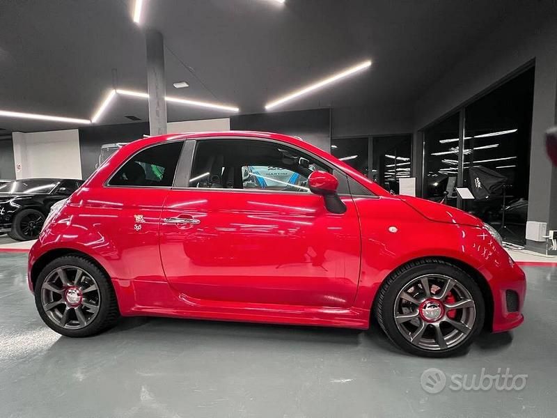 Usata Abarth 595C Turismo 160 CV (117 kW) 2014 Rosso Cabrio
