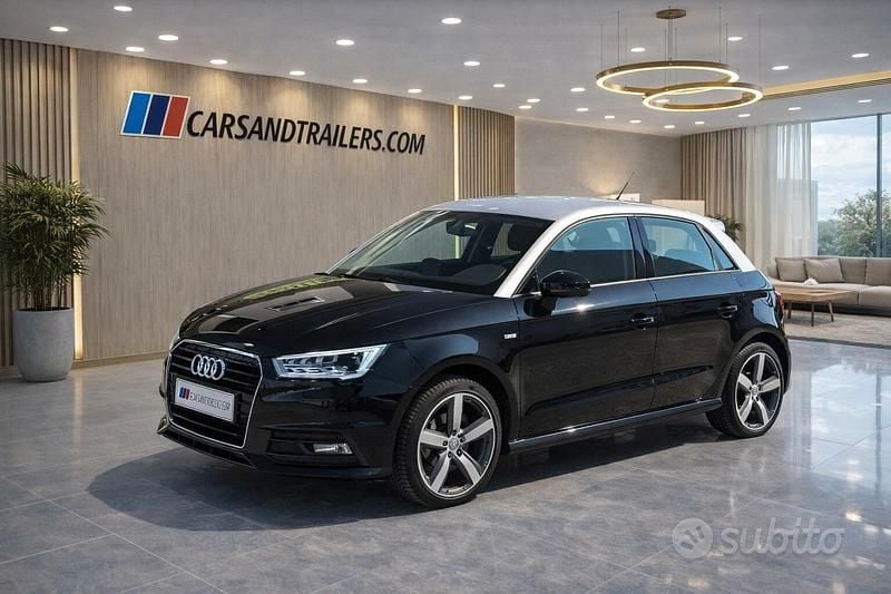Usata Audi A1 S-Line 90 CV (66 kW) 2016 Nero Utilitaria