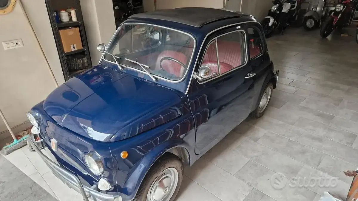 Usata Fiat 500 1970 Bluazzurro Utilitaria