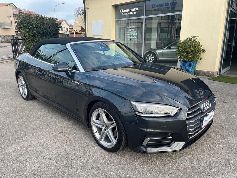 Usata Audi A5 Cabriolet Design 190 CV (139 kW) 2019 Nero Cabrio