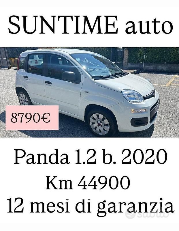 Usata Fiat Panda Easy 69 CV (50 kW) 2020 Rosso Utilitaria