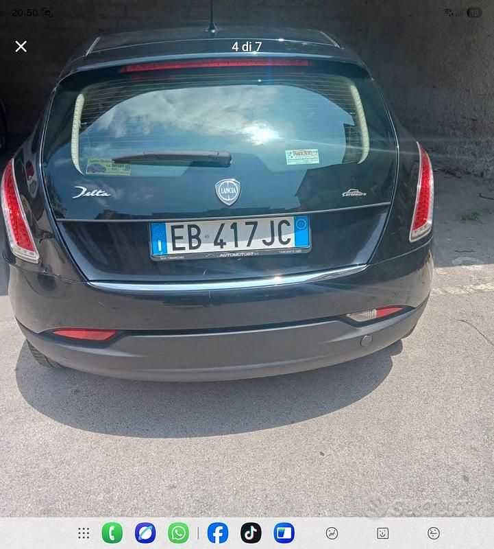 Usata Lancia Delta 120 CV (88 kW) 2011 Nero Utilitaria