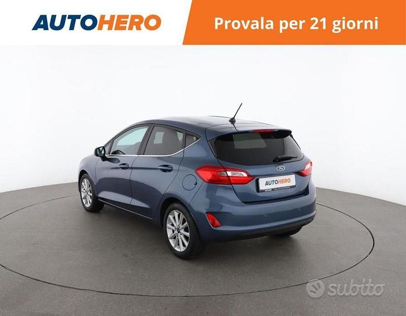 Usata Ford Fiesta Titanium 86 CV (63 kW) 2019 Blu Utilitaria