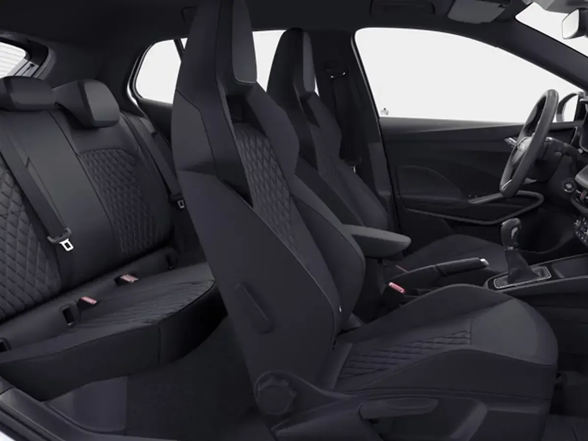Nuova Skoda Fabia Monte Carlo 150 CV (110 kW) 2026 Grigio graphite metallizzato nero tulipa Utilitaria
