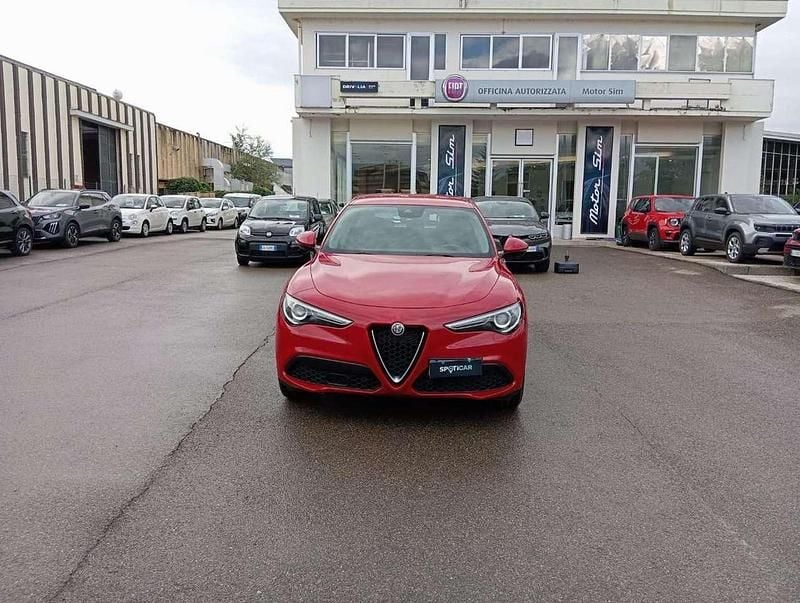 Usata Alfa Romeo Stelvio 160 CV (117 kW) 2021 Rosso SUV