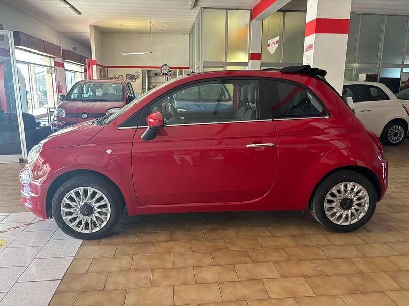 Usata Fiat 500C Dolcevita 69 CV (50 kW) 2024 111 rosso passione capote nera Cabrio