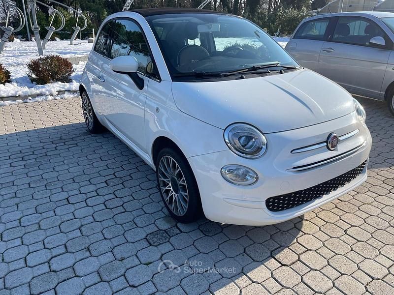 Usata Fiat 500C 73 CV (53 kW) 2018 Bianco Cabrio