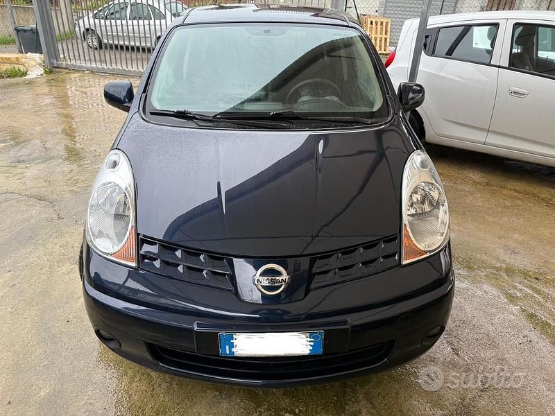 Usata Nissan Note Acenta 86 CV (63 kW) 2009 Blu Utilitaria