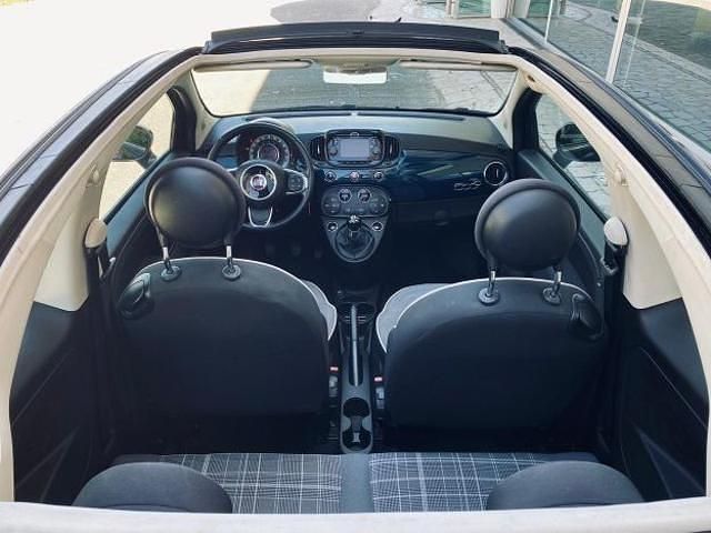 Usata Fiat 500C Lounge 69 CV (50 kW) 2018 Blu/azzurro Cabrio
