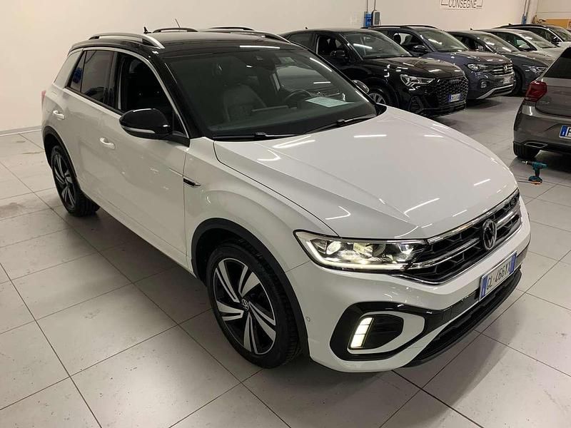 Usata VW T-Roc R-line 116 CV (85 kW) 2023 Bianco SUV