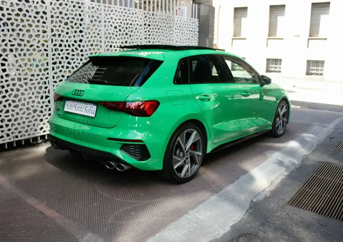 Usata Audi S3 Ambiente 310 CV (228 kW) 2021 Verde kyalami Berlina