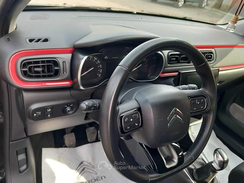 Usata Citroën C3 PureTech 82 CV (60 kW) 2018 Nero Utilitaria