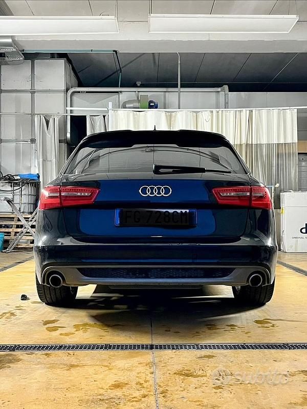 Usata Audi A6 S-Line 190 CV (139 kW) 2014 Nero Station wagon