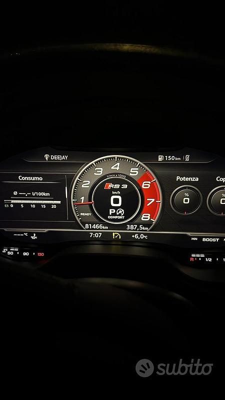 Käytetty Audi RS3 Sportback 400 HP (294 kW) 2017 Harmaa Viistoperä