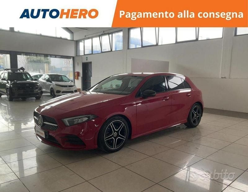 Usata Mercedes A200 Premium 150 CV (110 kW) 2019 Rosso Berlina