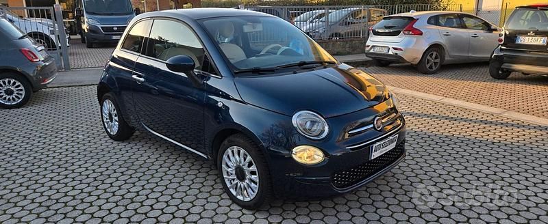 Usata Fiat 500 Lounge 69 CV (50 kW) 2018 Blu Berlina