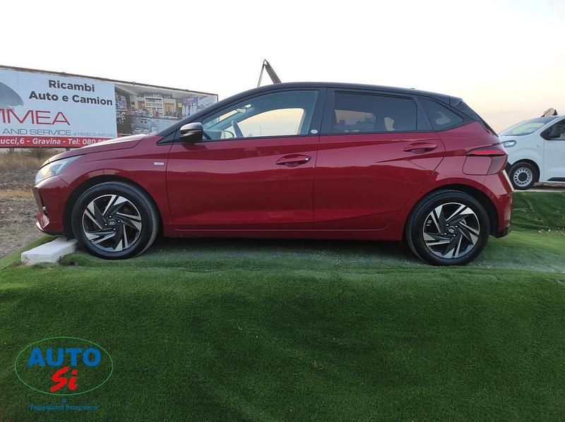 Usata Hyundai i20 100 CV (73 kW) 2021 Rosso Utilitaria
