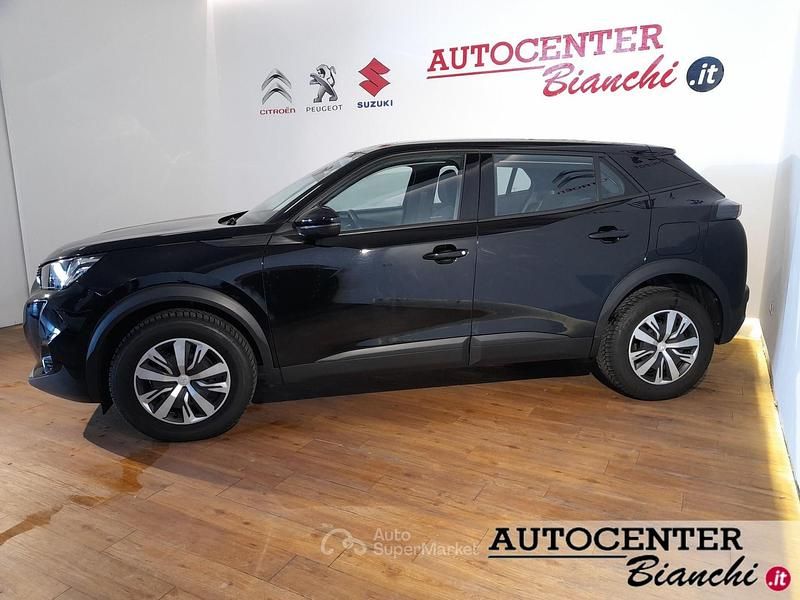 Usata Peugeot 2008 Active 110 CV (80 kW) 2021 Nero SUV