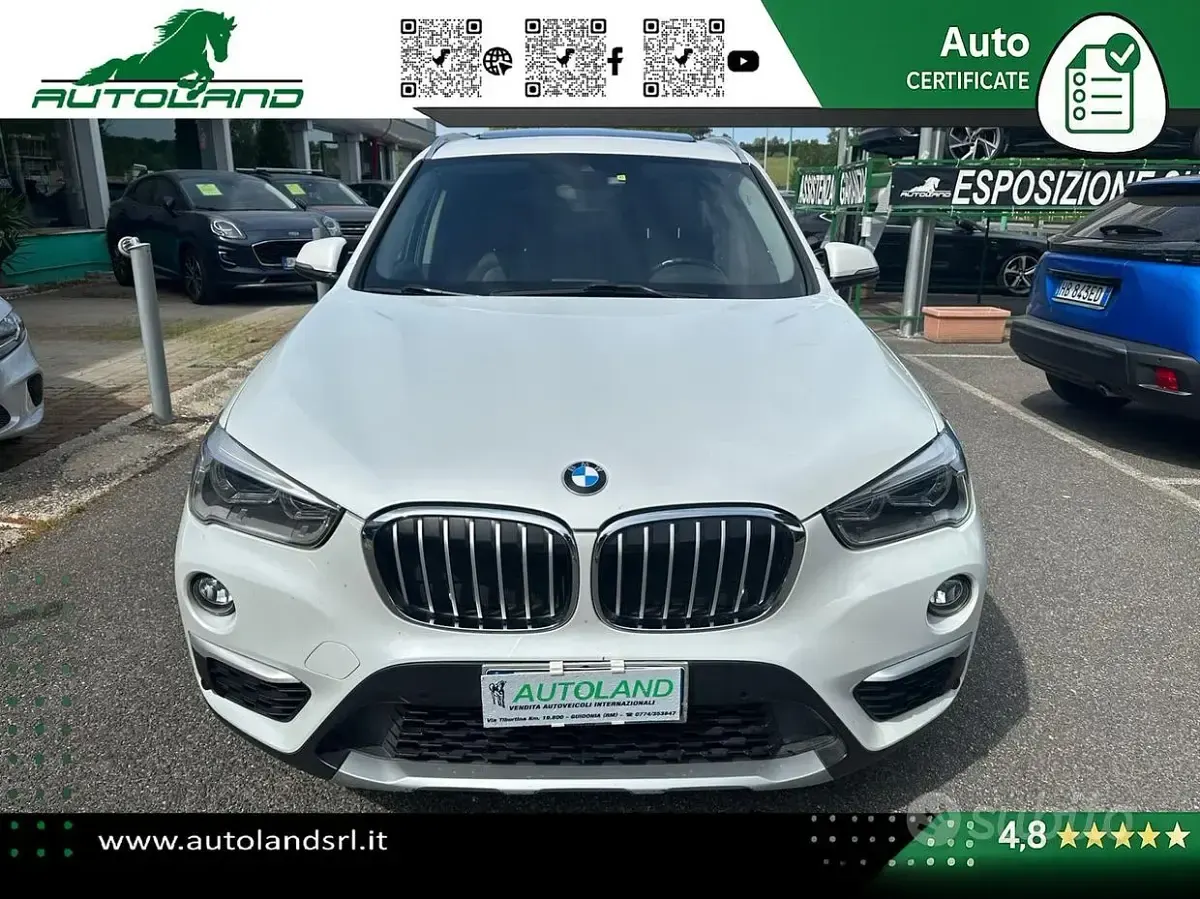 Usata BMW X1 xLine 150 CV (110 kW) 2019 Bianco SUV