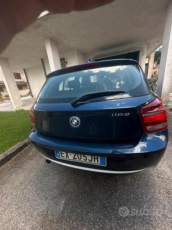 Usata BMW 116 Sport Line 116 CV (85 kW) 2012 Blu Utilitaria
