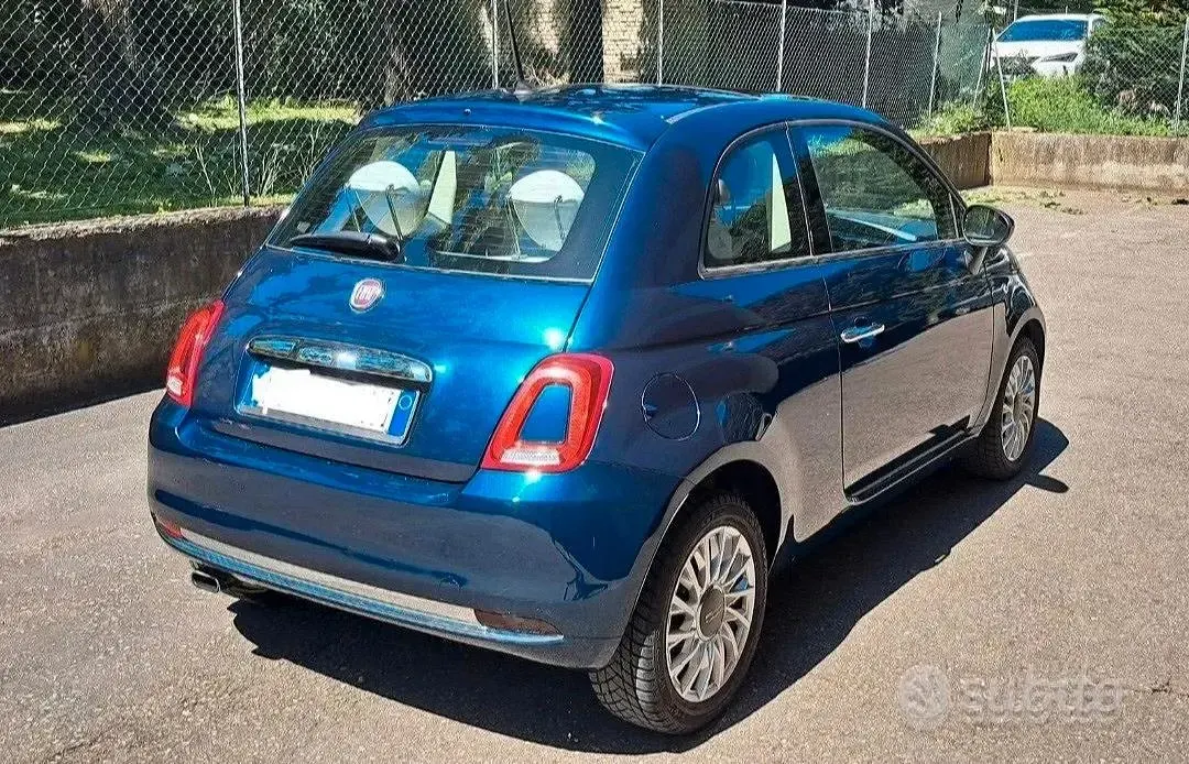 Usata Fiat 500 Lounge 2018 Blu Utilitaria