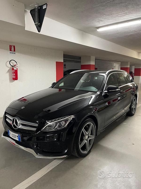 Usata Mercedes C250 Premium 204 CV (150 kW) 2015 Nero Station wagon