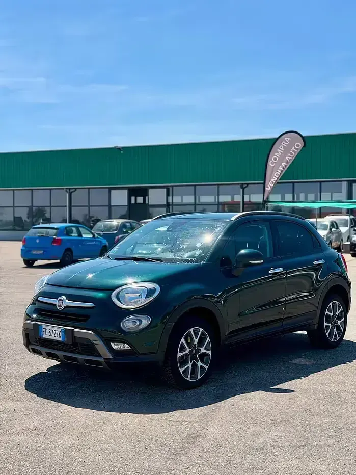 Usata Fiat 500 Cross 140 CV (102 kW) 2016 Verde Station wagon