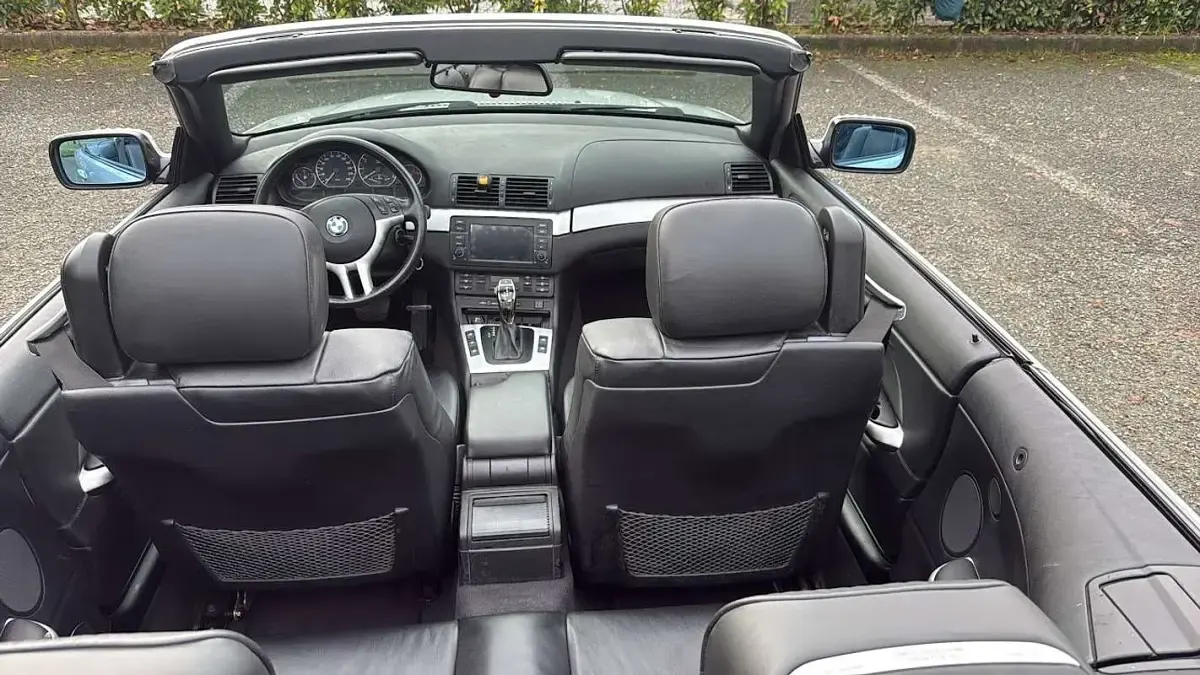 Usata BMW 318 Cabriolet Efficient Dynamics 150 CV (110 kW) 2005 Argento Cabrio