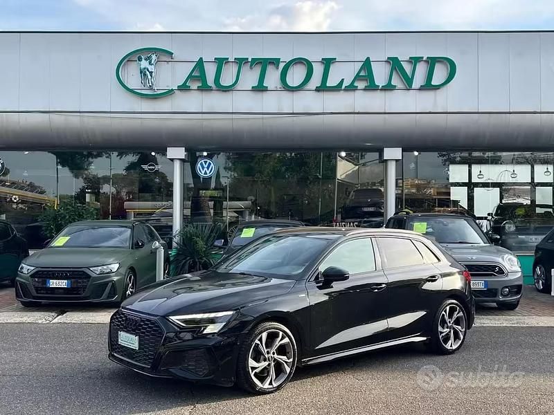 Usata Audi A3 S-Line 200 CV (147 kW) 2022 Nero Berlina