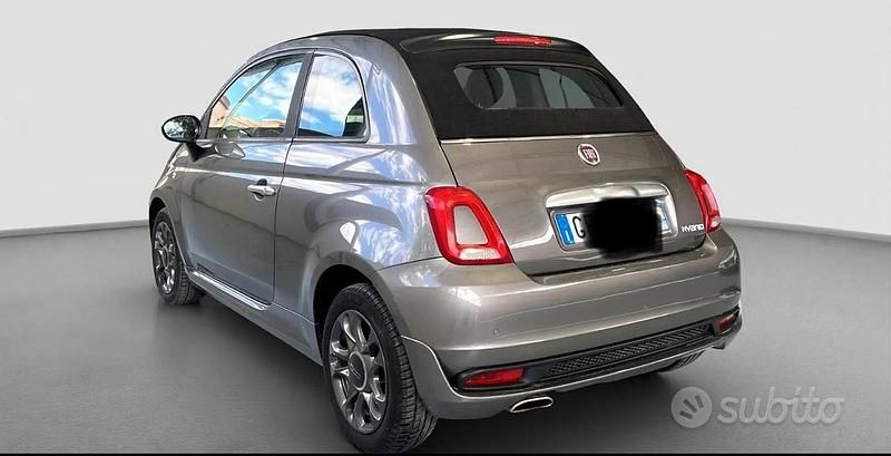 Usata Fiat 500C Sport 70 CV (51 kW) 2024 Grigio Cabrio