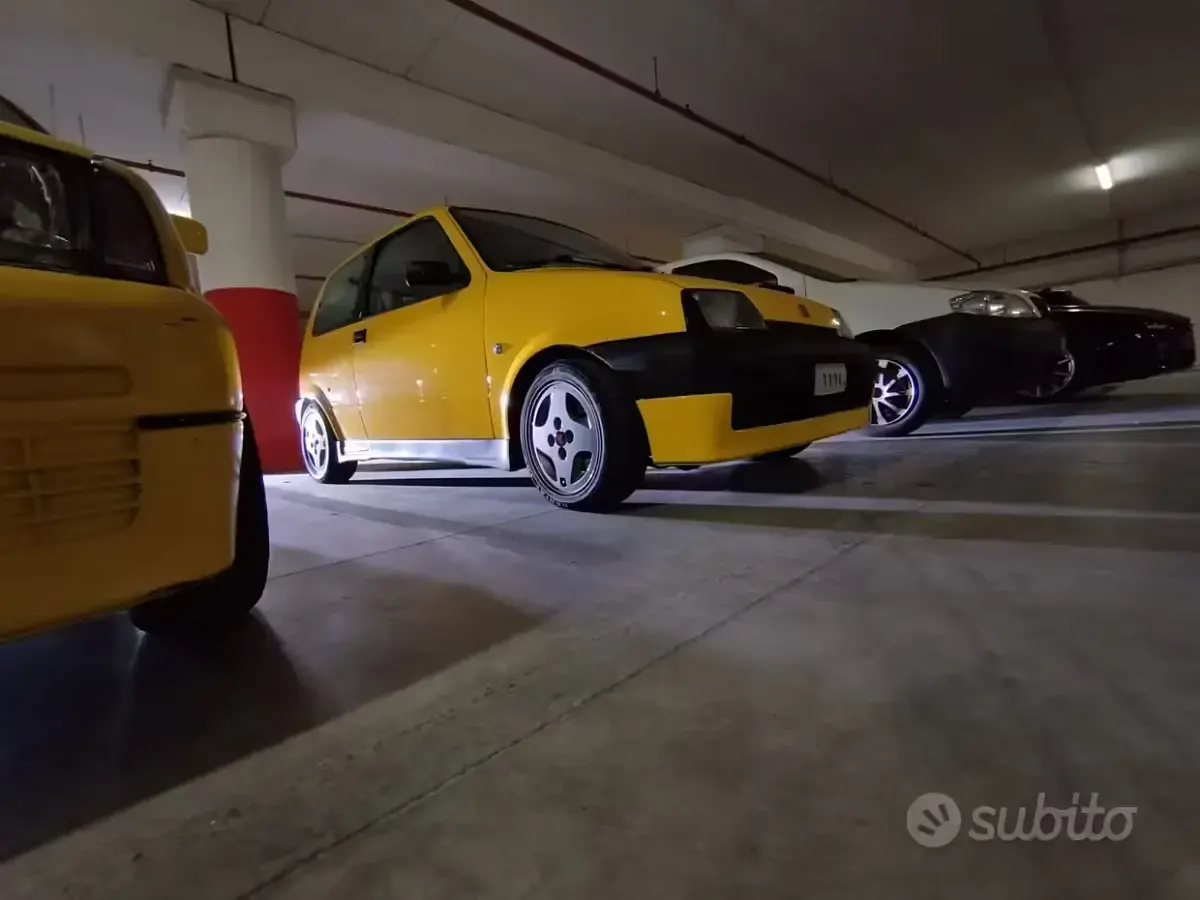 Usata Fiat Cinquecento 54 CV (39 kW) 1998 Giallo Utilitaria